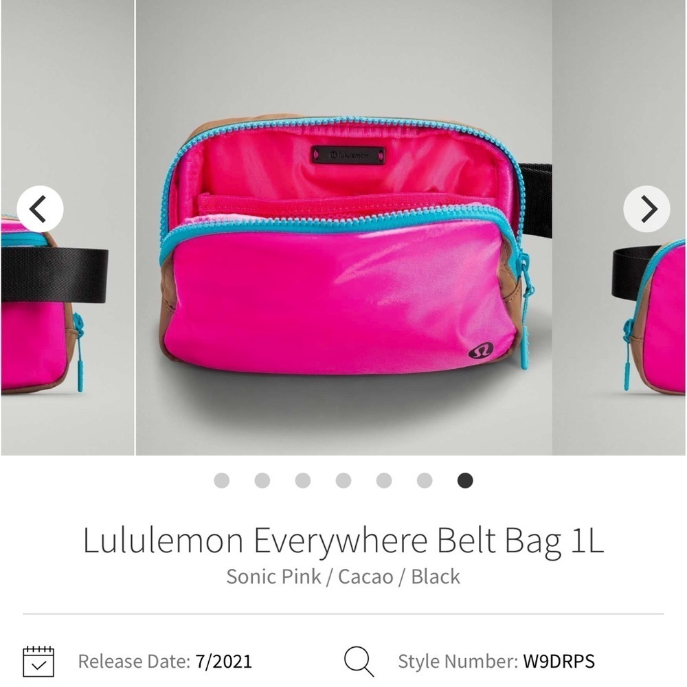*RARE*  Sonic Pink/Cacao/Black Everywhere Belt Bag